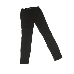Hammer Jeans Women's Small black rocker jeggings skinny cropped ankle Biker Y2K